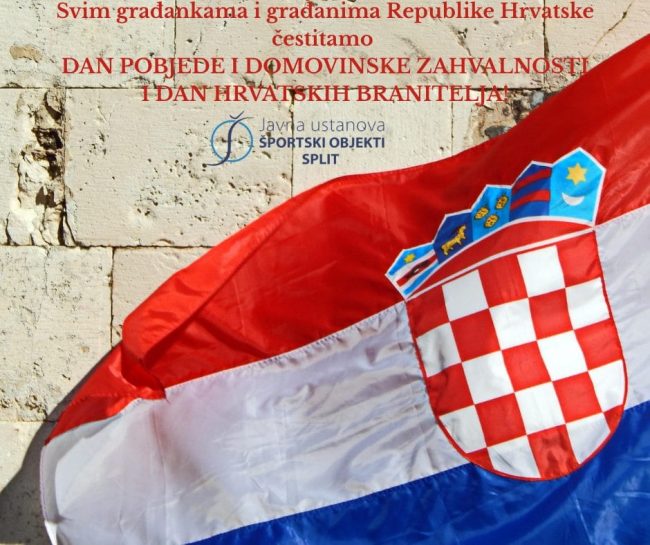 Svim građankama i građanima Republike Hrvatske sretan Dan državnosti!